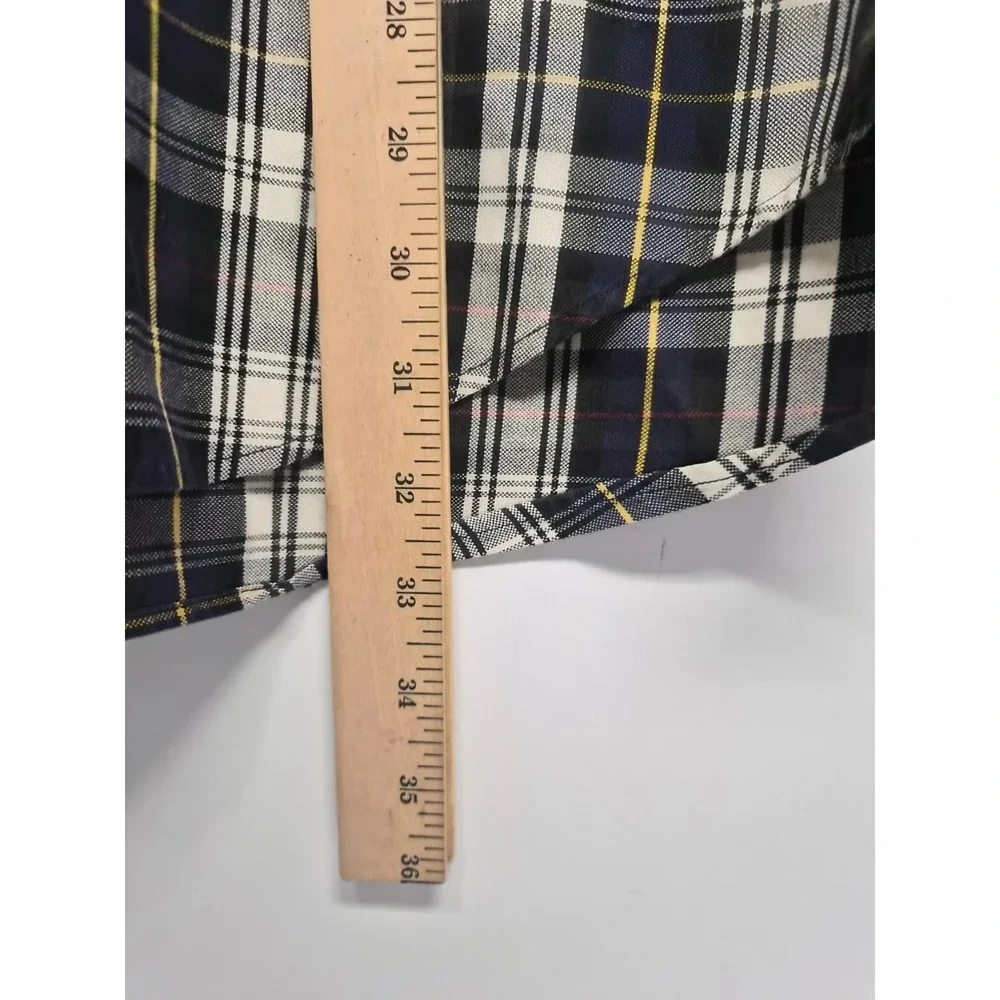 Ralph Lauren‎ Golf Tilden Mens Plaid Button Front Long Sleeve Oxford Shirt Large